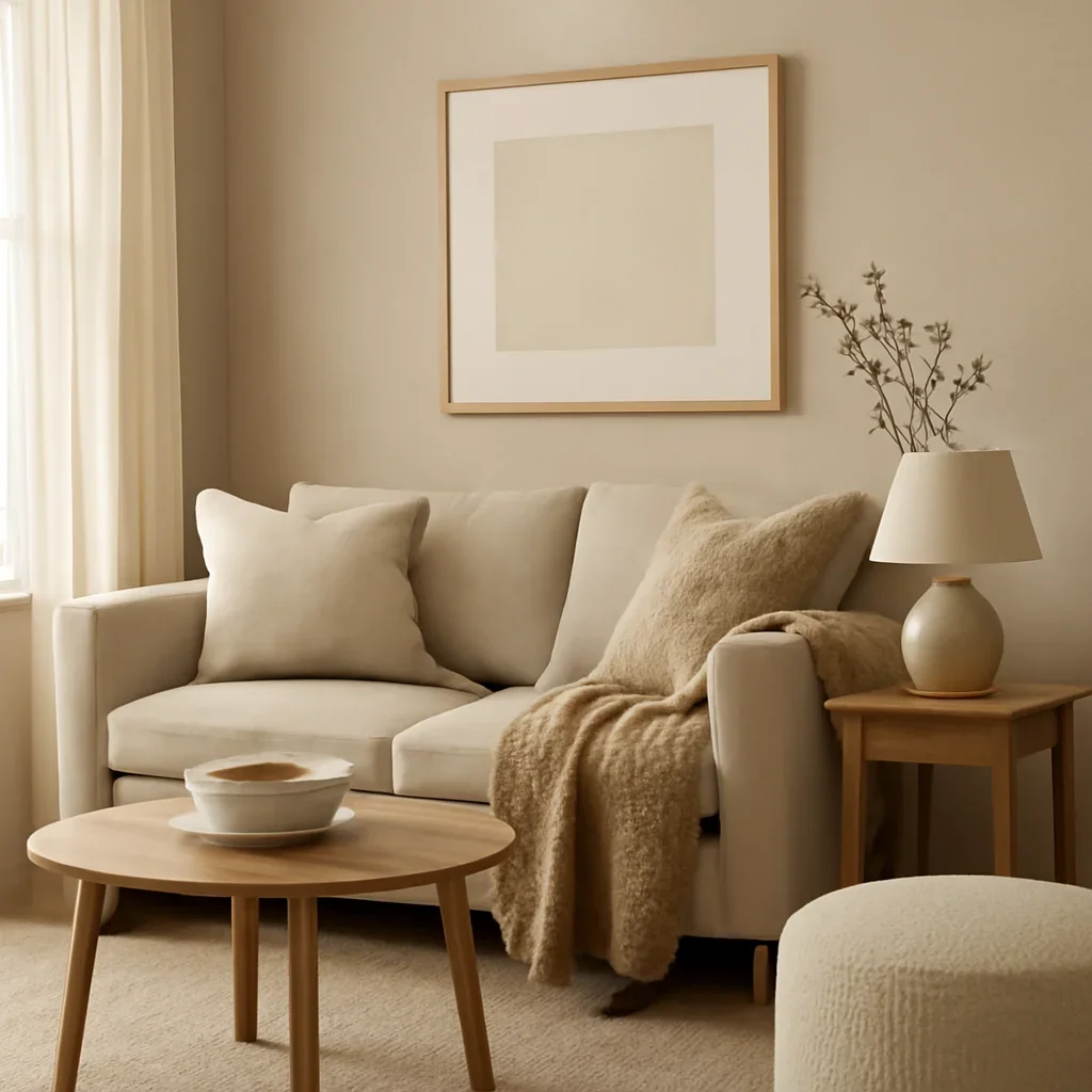 Styled interior detail for curb appeal checklist before you list your home