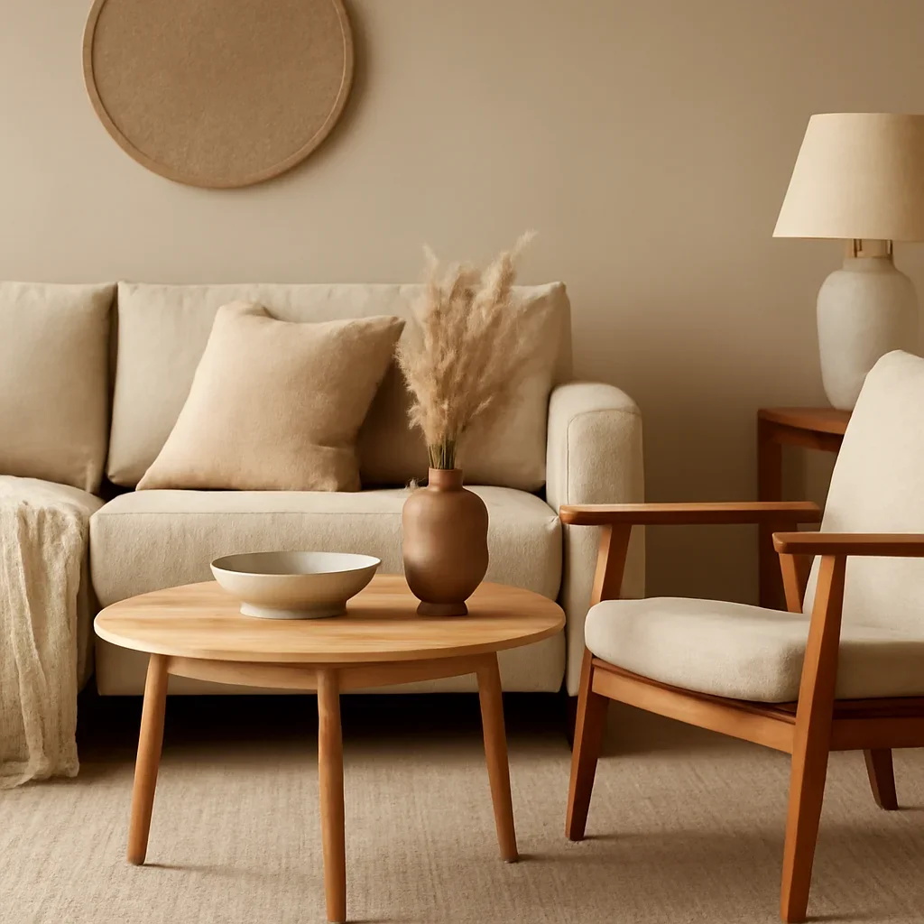 Styled interior detail for blog