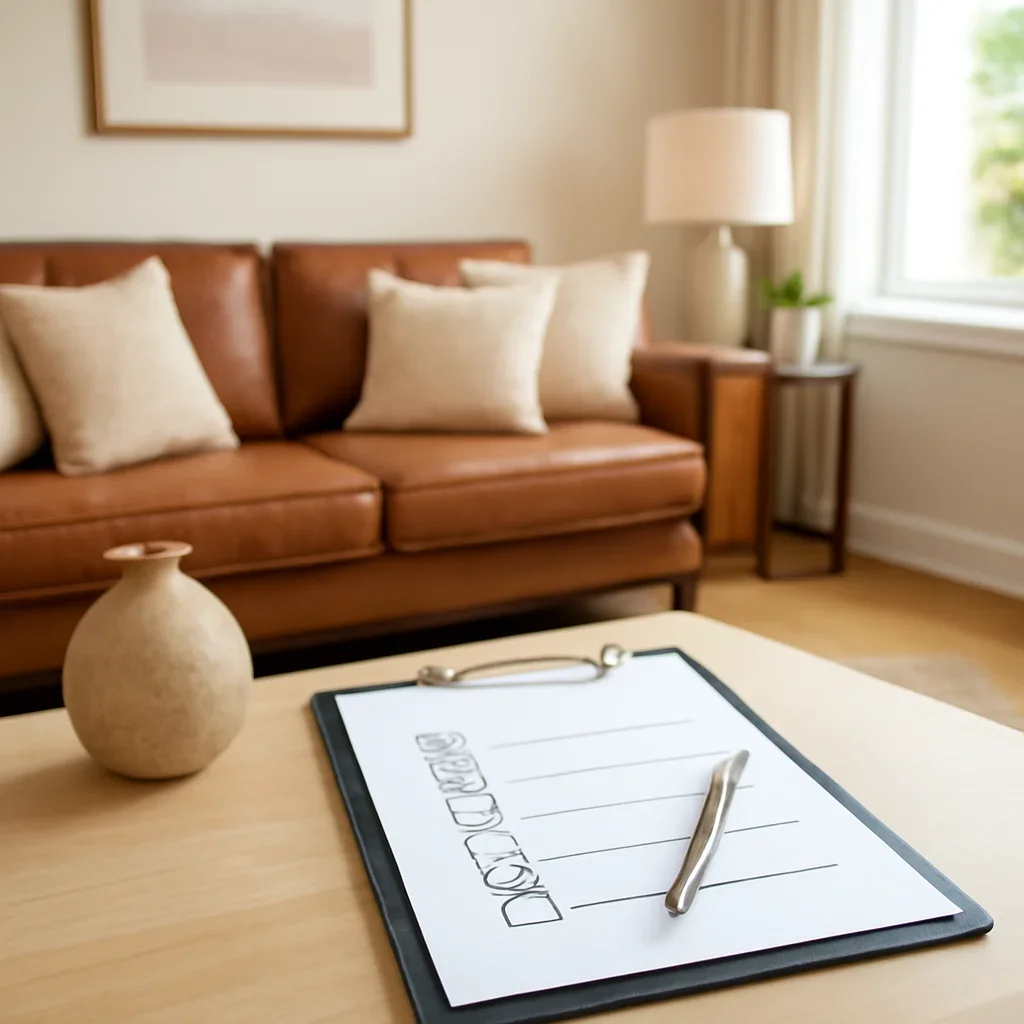 Additional visual for home staging checklist for open house weekend