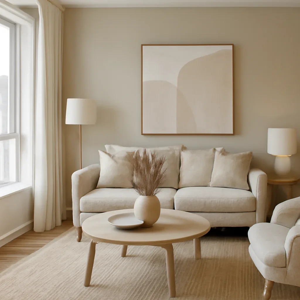 Styled interior detail for how home staging helps condos feel bigger