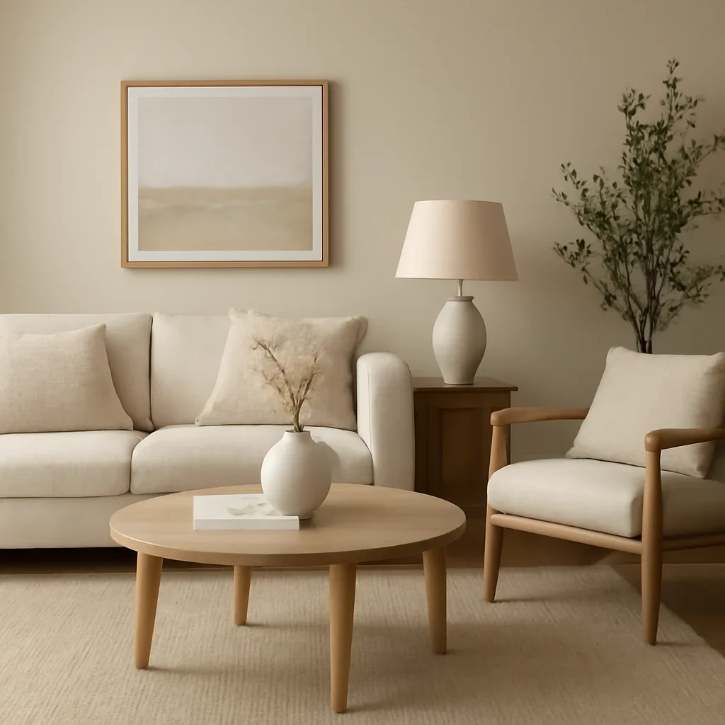 Styled interior detail for how long does home staging take?