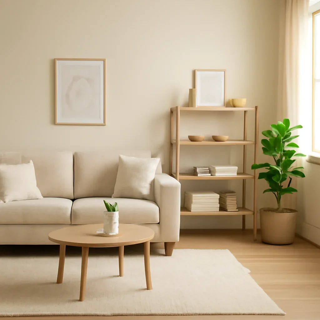 Additional visual for how to declutter without making your home feel empty