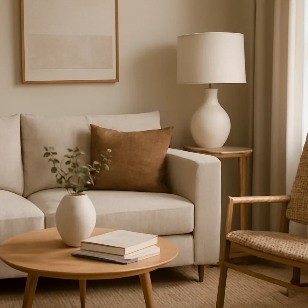 Styled interior detail for how to prepare for a staging consultation