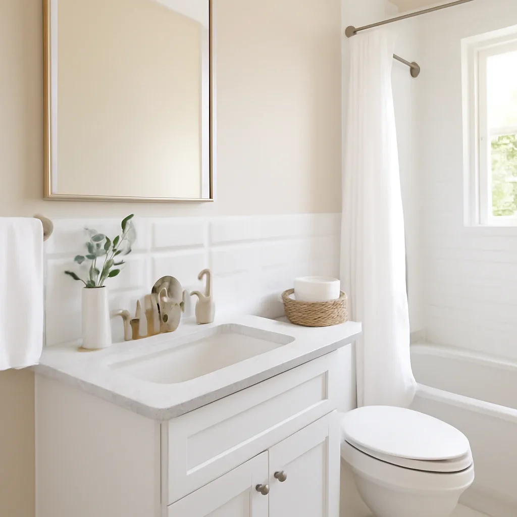 Additional visual for how to stage a bathroom for maximum buyer appeal