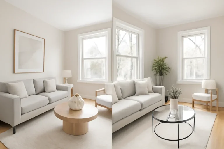 Virtual Staging vs In-Person Staging at Whynot Home Staging & Design