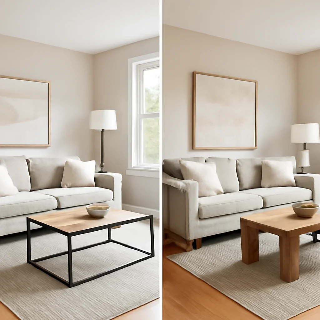 Additional visual for virtual staging vs in-person staging