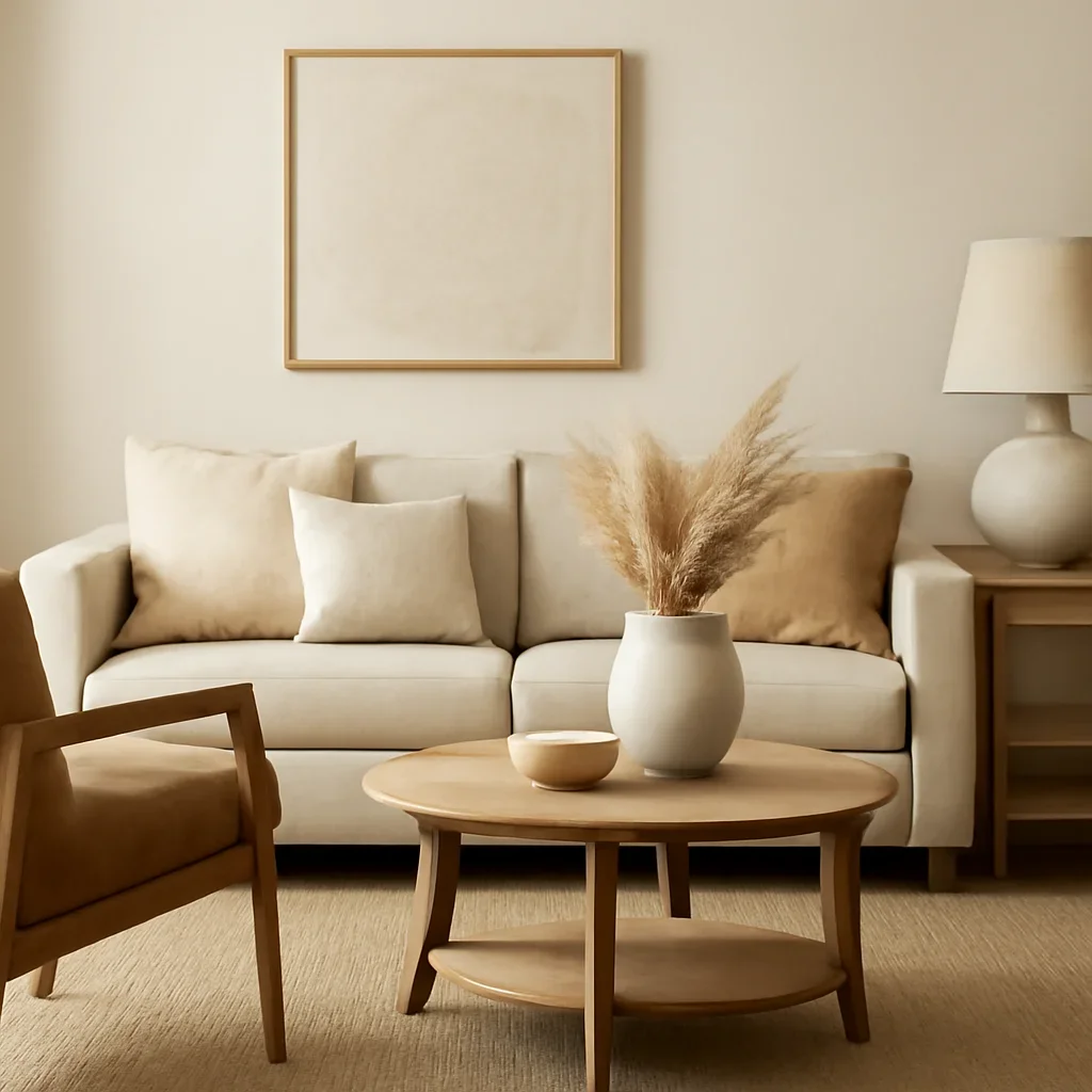 Styled interior detail for what realtors should look for in a staging partner
