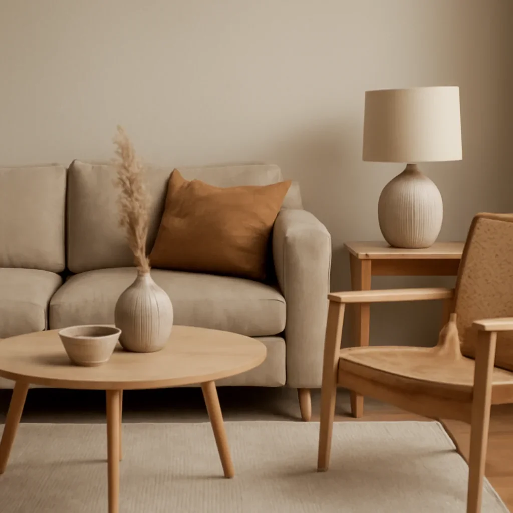 Styled interior detail for case studies