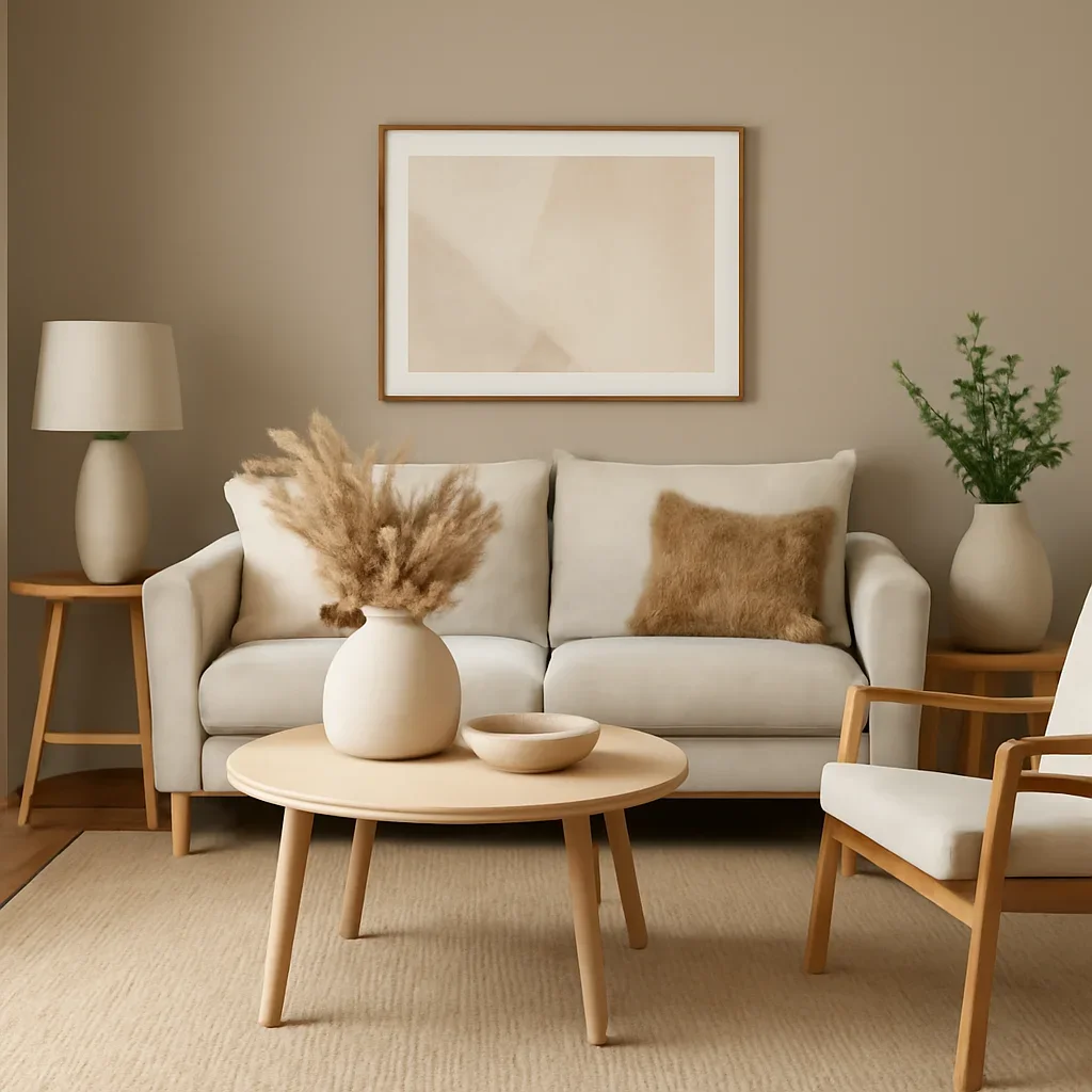 Styled interior detail for mississauga colour refresh case study