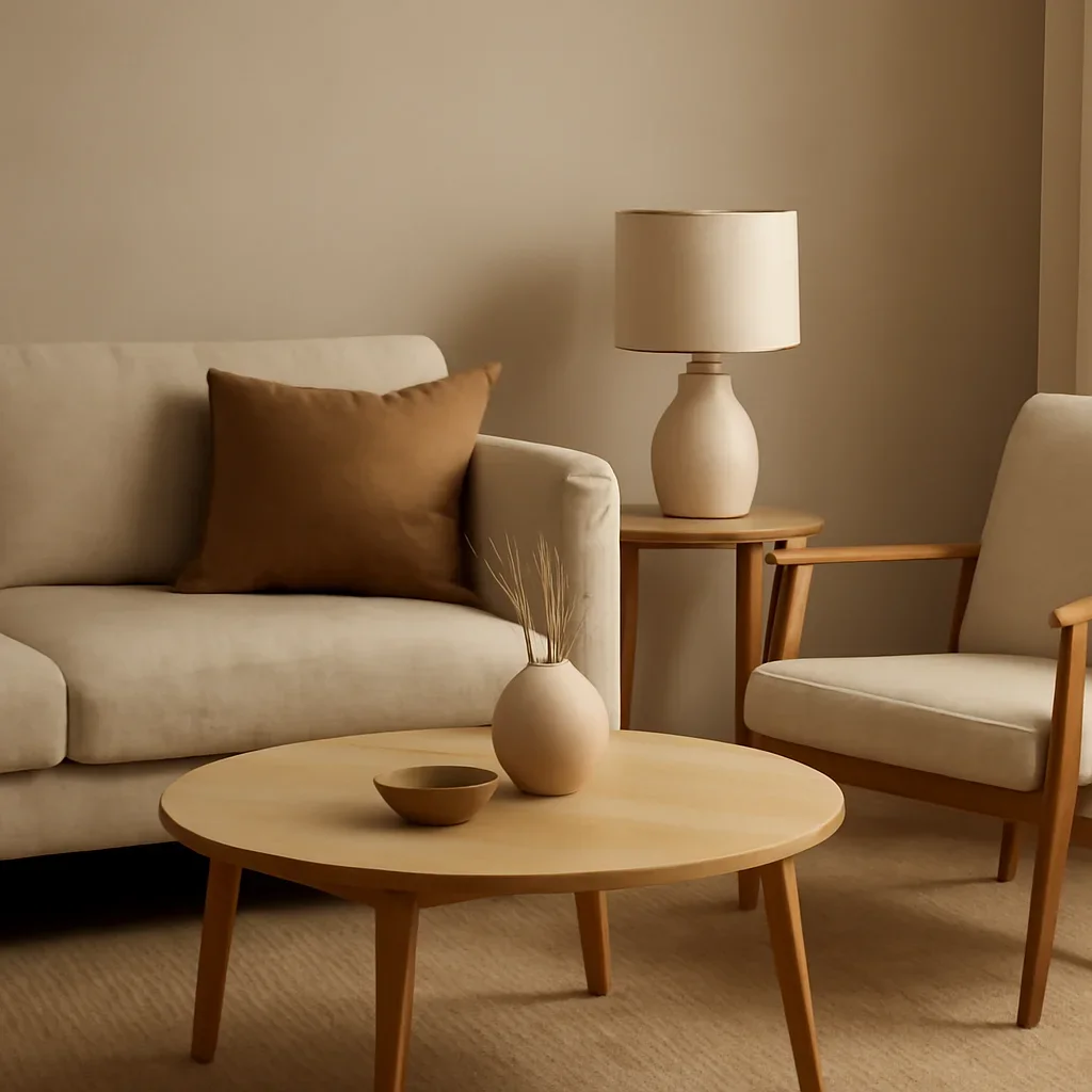 Styled interior detail for contact