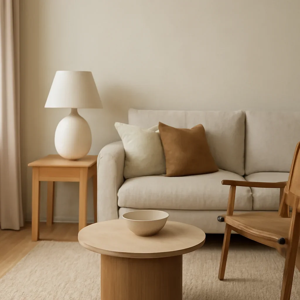 Styled interior detail for faq