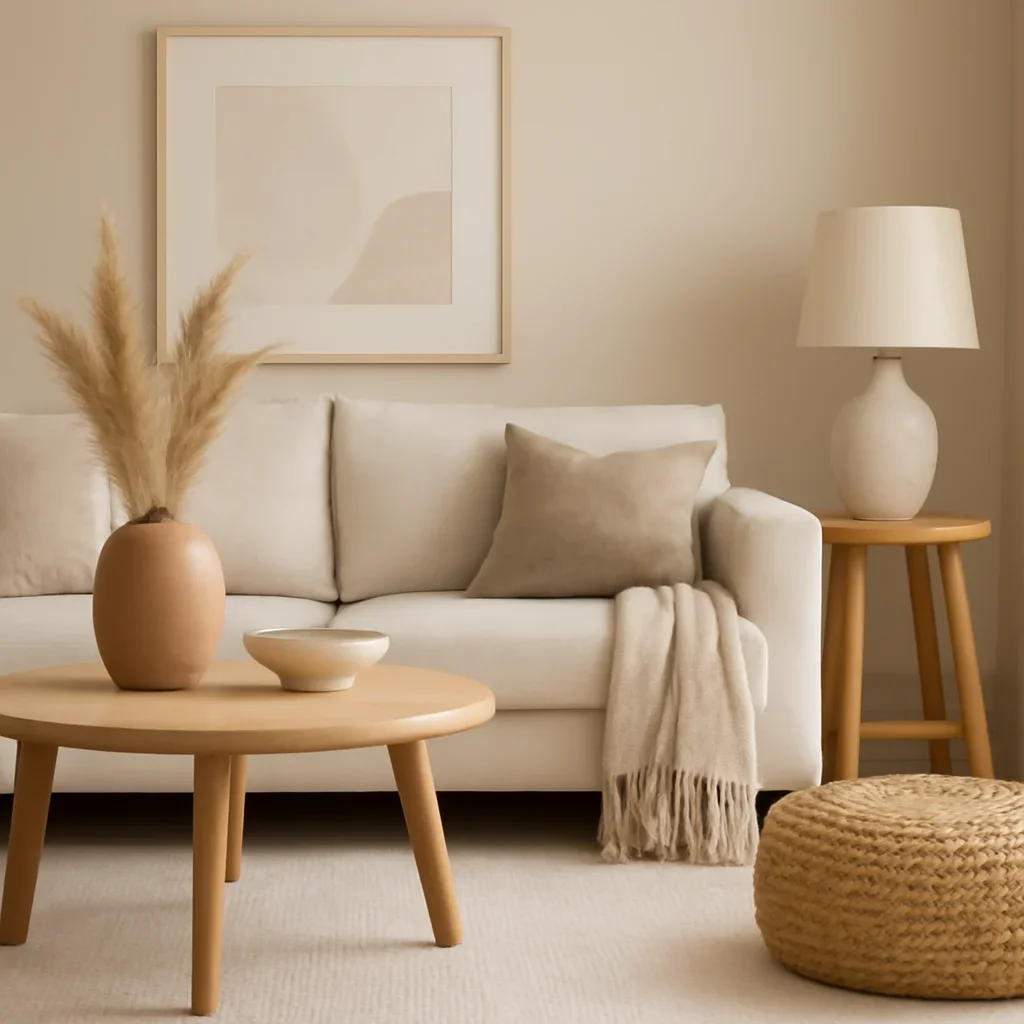 Styled interior detail for home