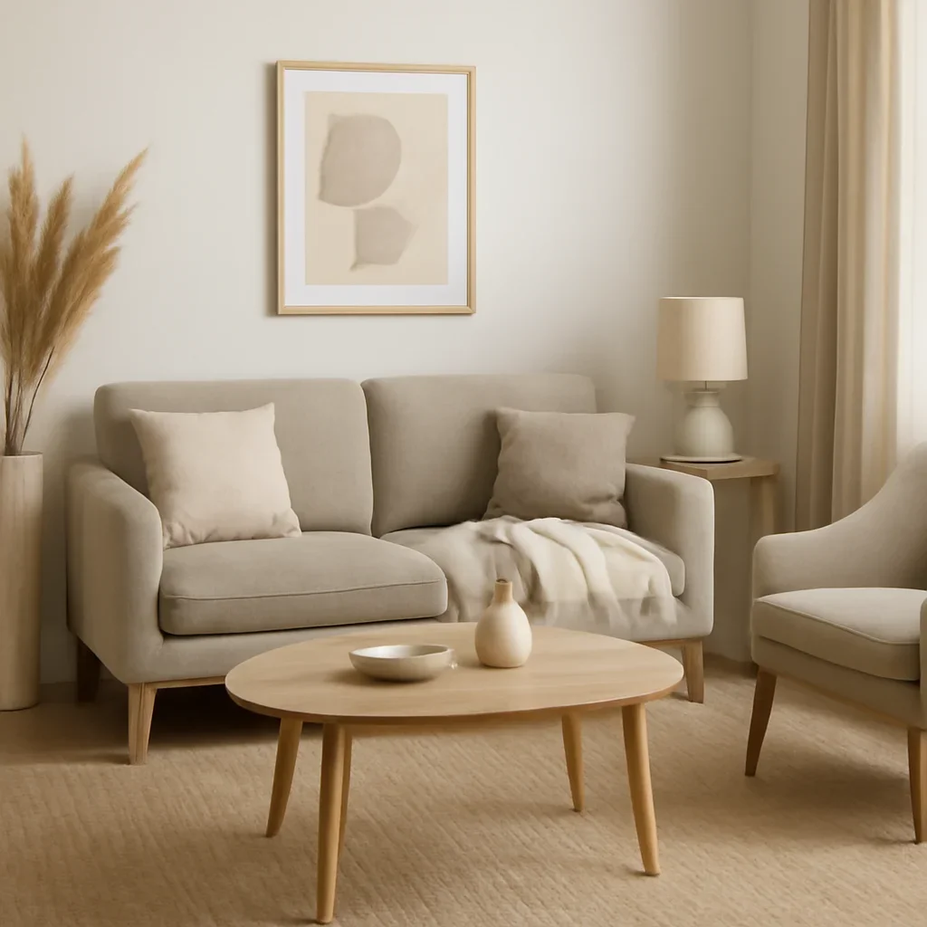 Styled interior detail for home staging north york