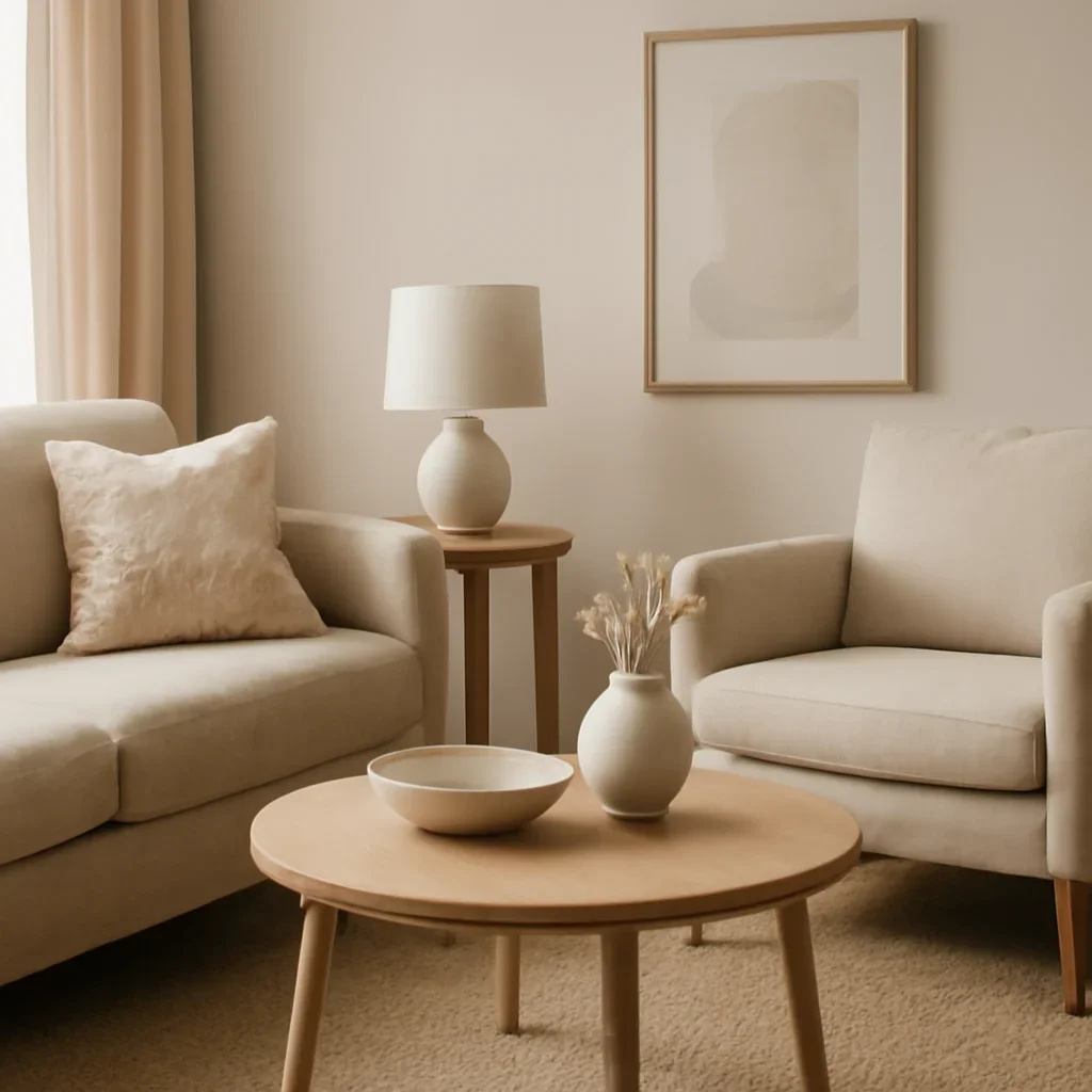 Styled interior detail for home staging toronto