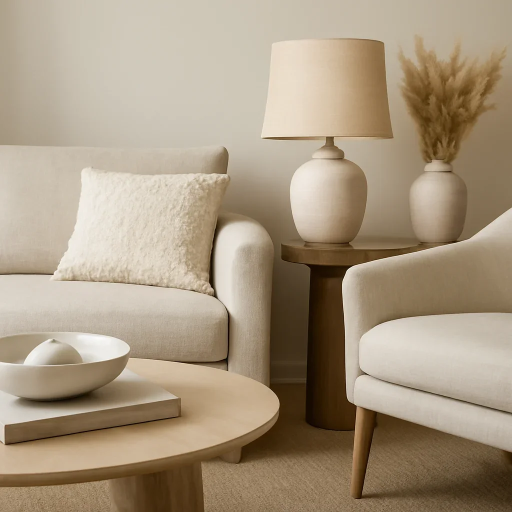 Styled interior detail for homeowners