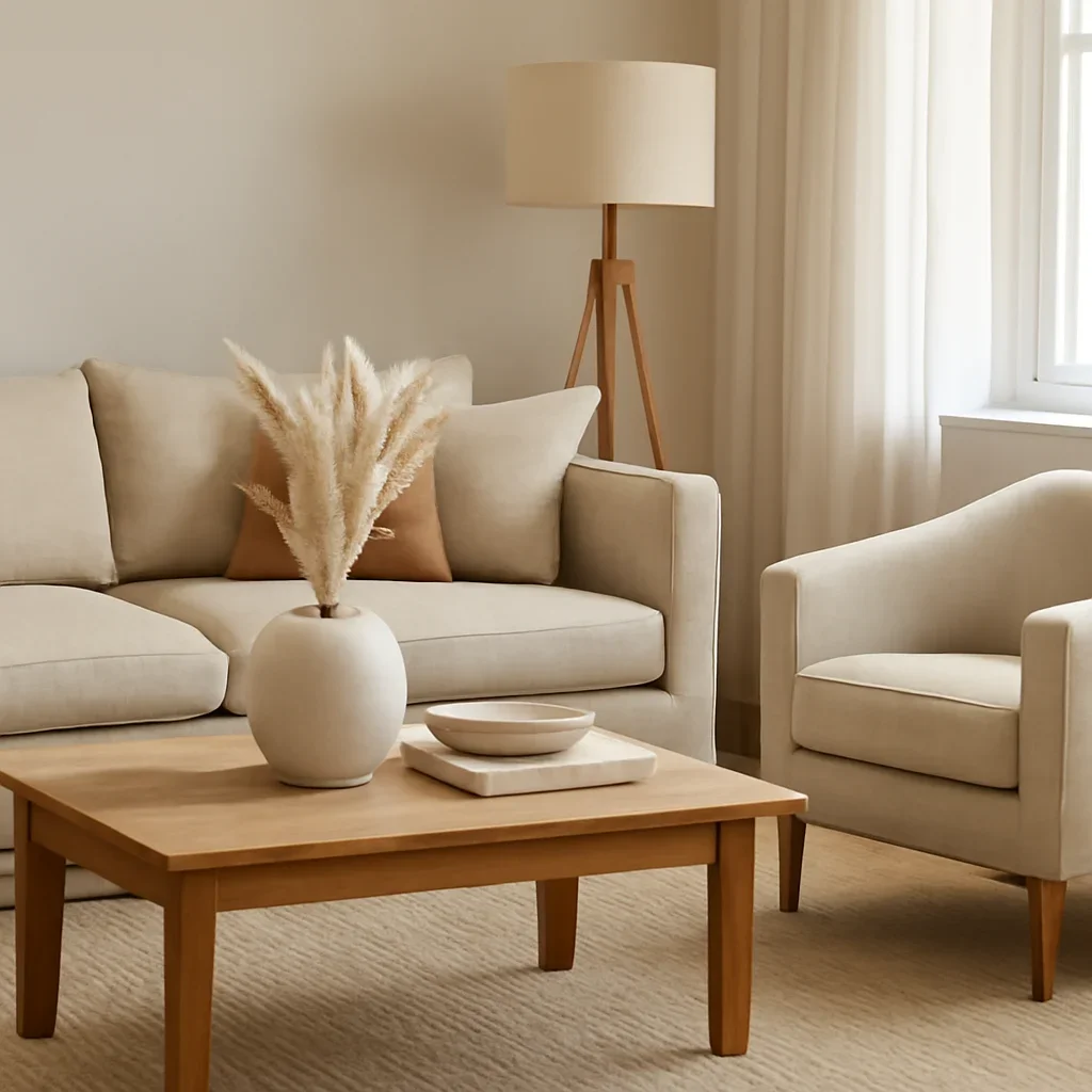 Styled interior detail for real estate investors