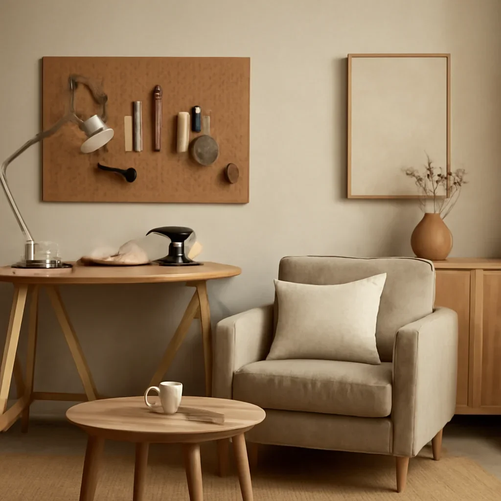 Styled interior detail for trades & repairs