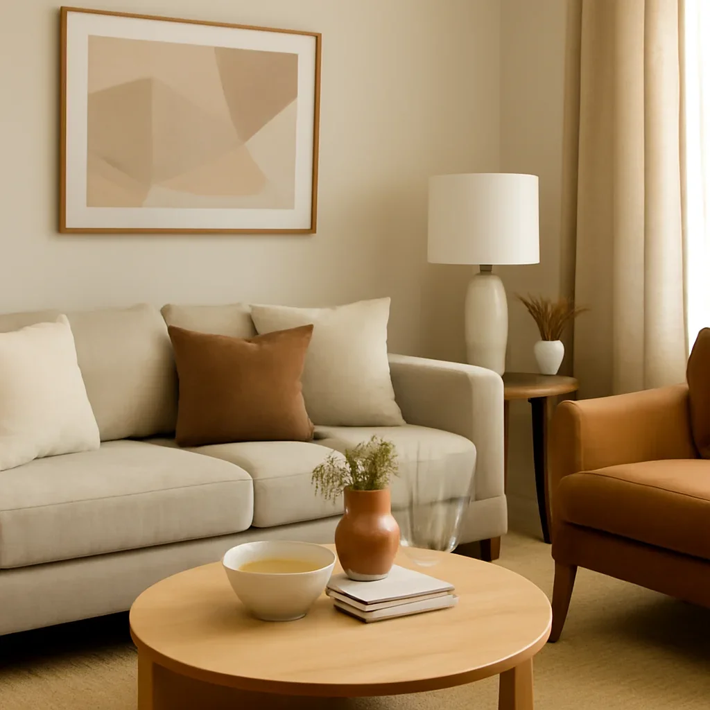 Styled interior detail for occupied home staging toronto