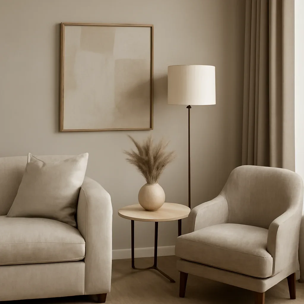 Styled interior detail for for luxury listings